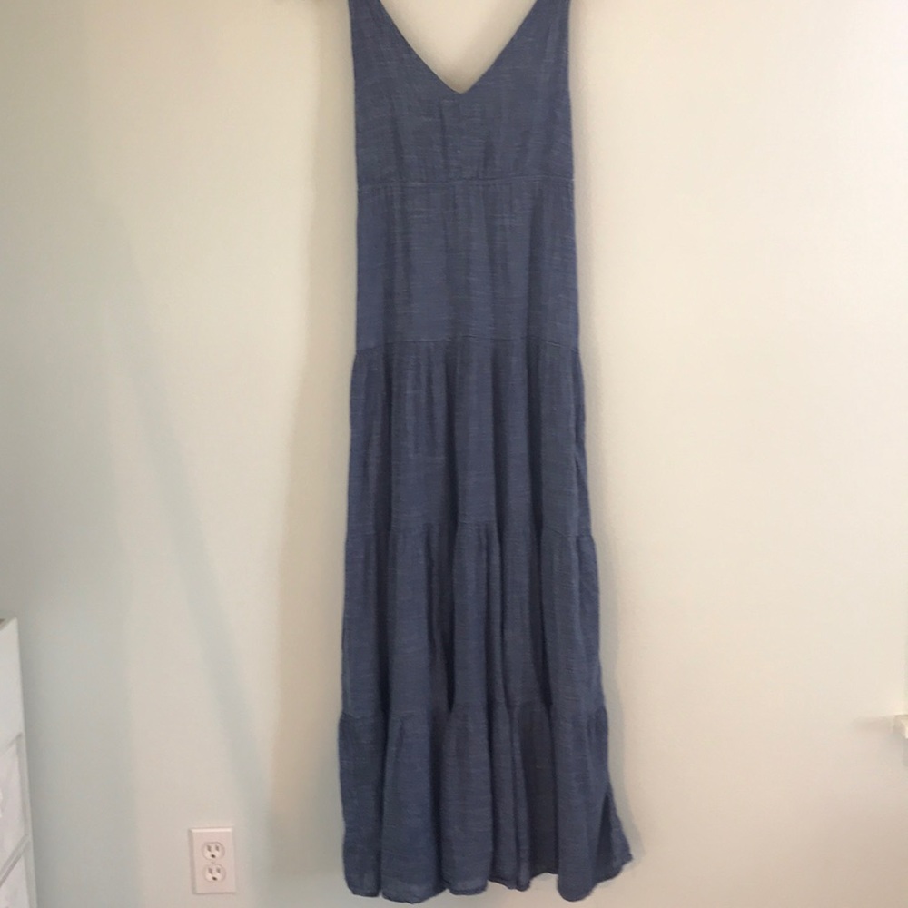 G.H Bass & CO Denim Boho Maxie style dress Medium